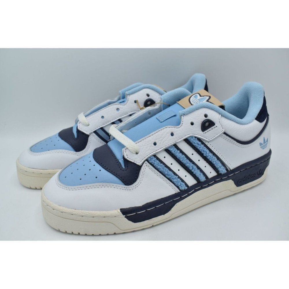 Adidas Originals Mens Size 11.5 Rivalry Low 86 White Blue Navy‎ Sneakers Shoes